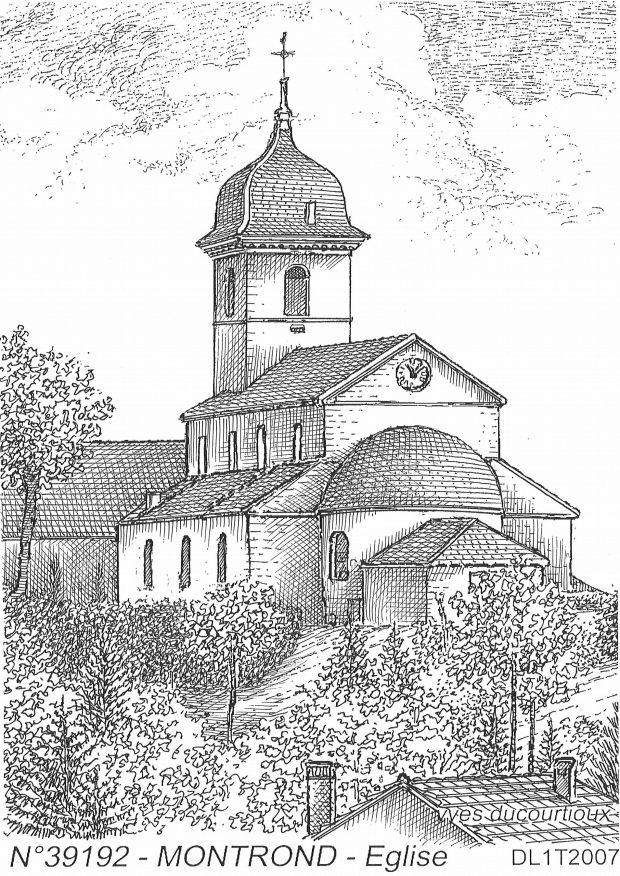 N 39192 - MONTROND - �glise