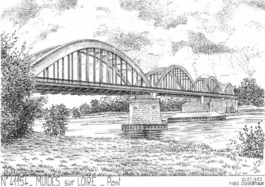 N 41154 - MUIDES SUR LOIRE - pont