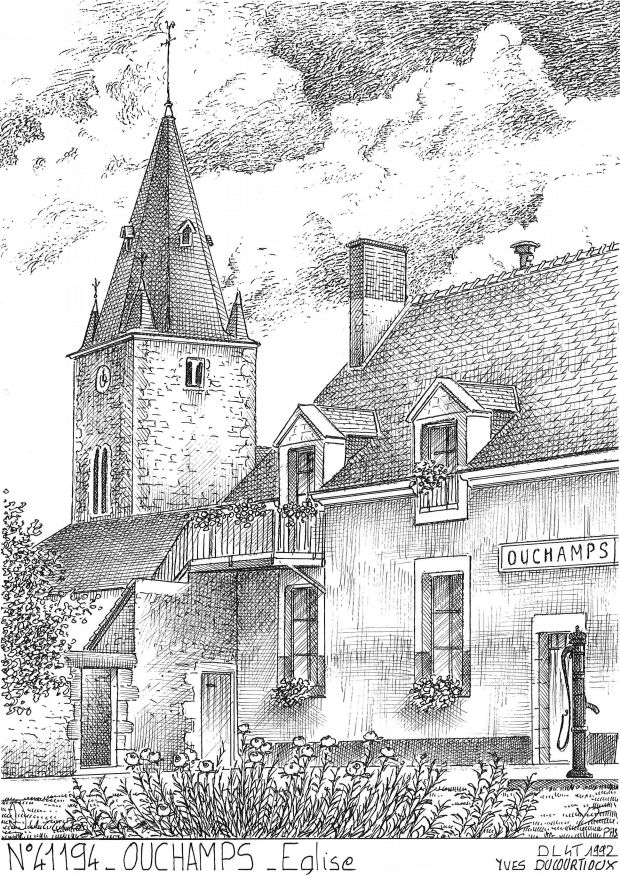 N 41194 - OUCHAMPS - �glise