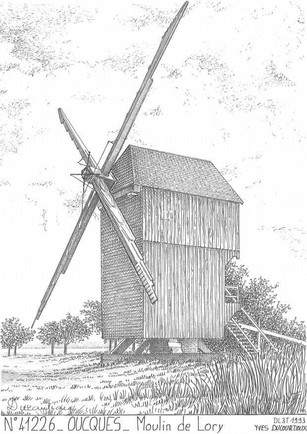 N 41226 - OUCQUES - moulin de lory