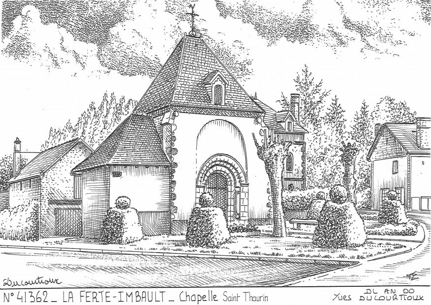 N 41362 - LA FERTE IMBAULT - chapelle saint thaurin