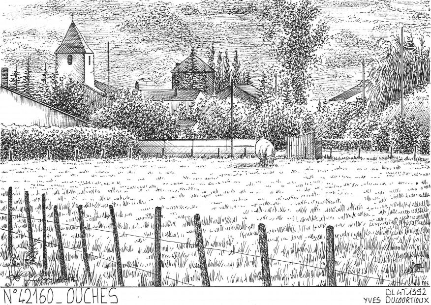 N 42160 - OUCHES - vue