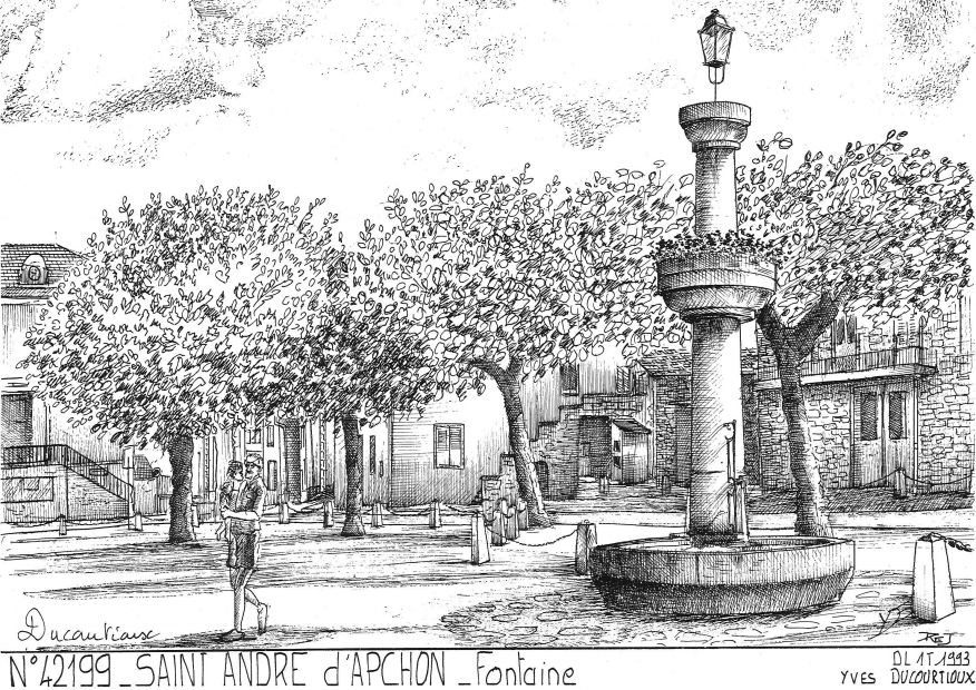 N 42199 - ST ANDRE D APCHON - fontaine