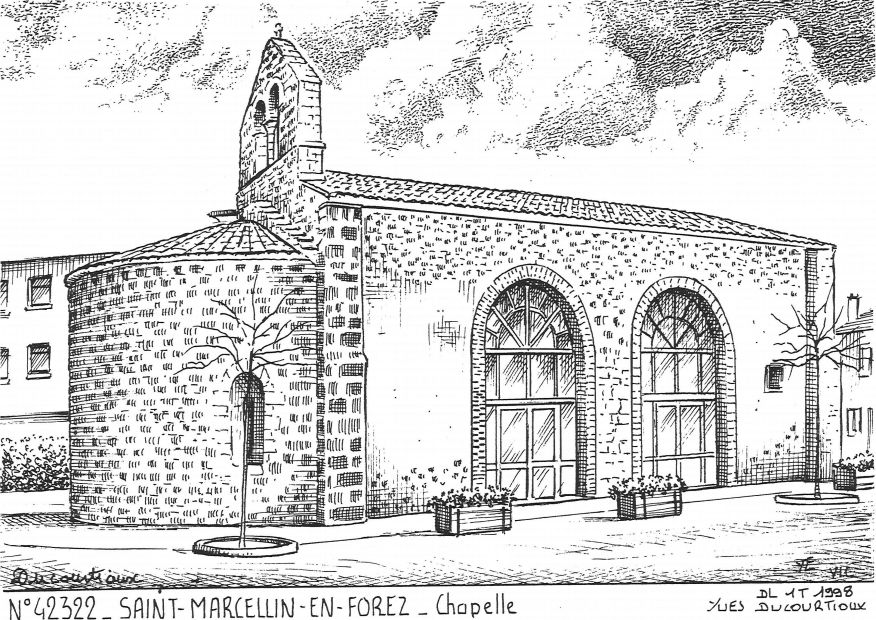 N 42322 - ST MARCELLIN EN FOREZ - chapelle