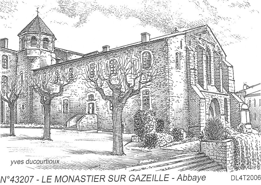 N 43207 - LE MONASTIER SUR GAZEILLE - abbaye
