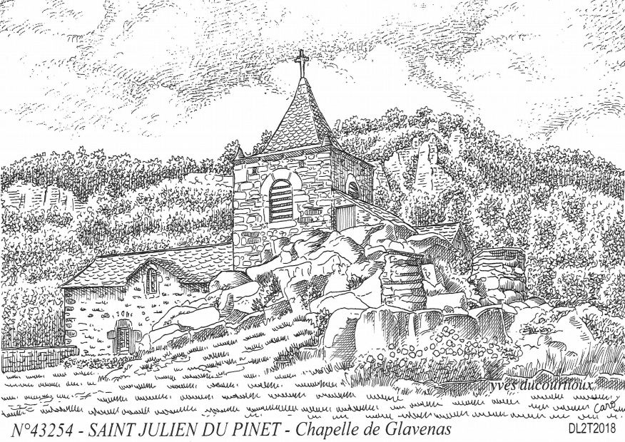 N 43254 - ST JULIEN DU PINET - chapelle de glavenas