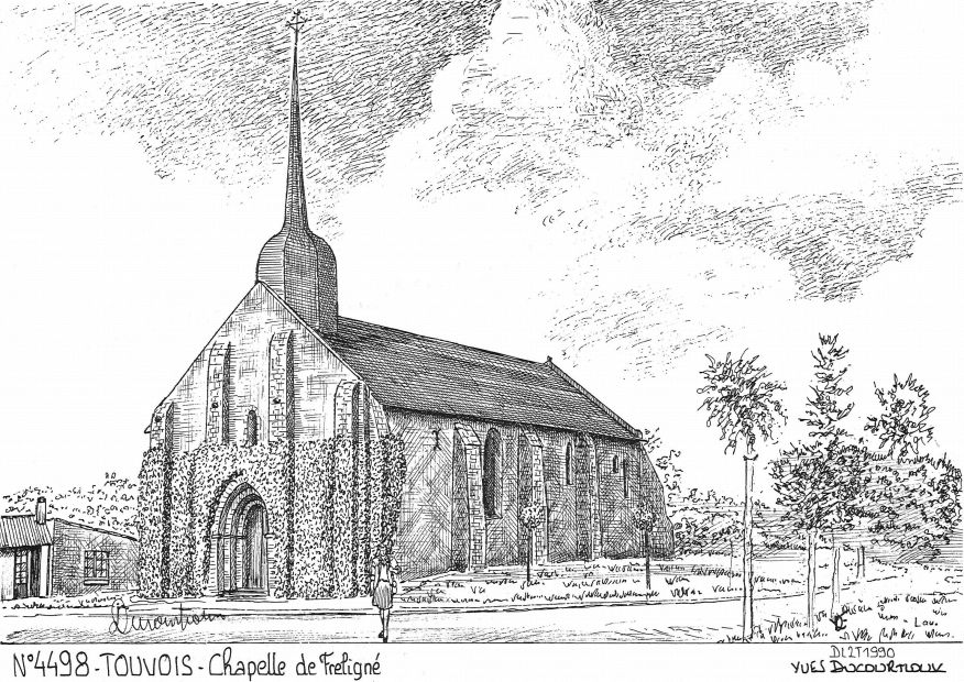 N 44098 - TOUVOIS - chapelle de frelign�