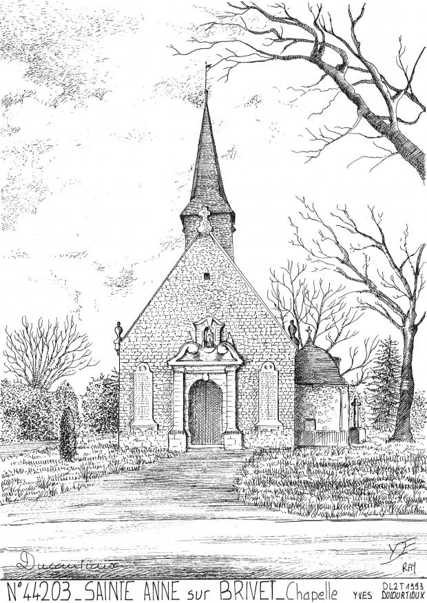 N 44203 - STE ANNE SUR BRIVET - chapelle