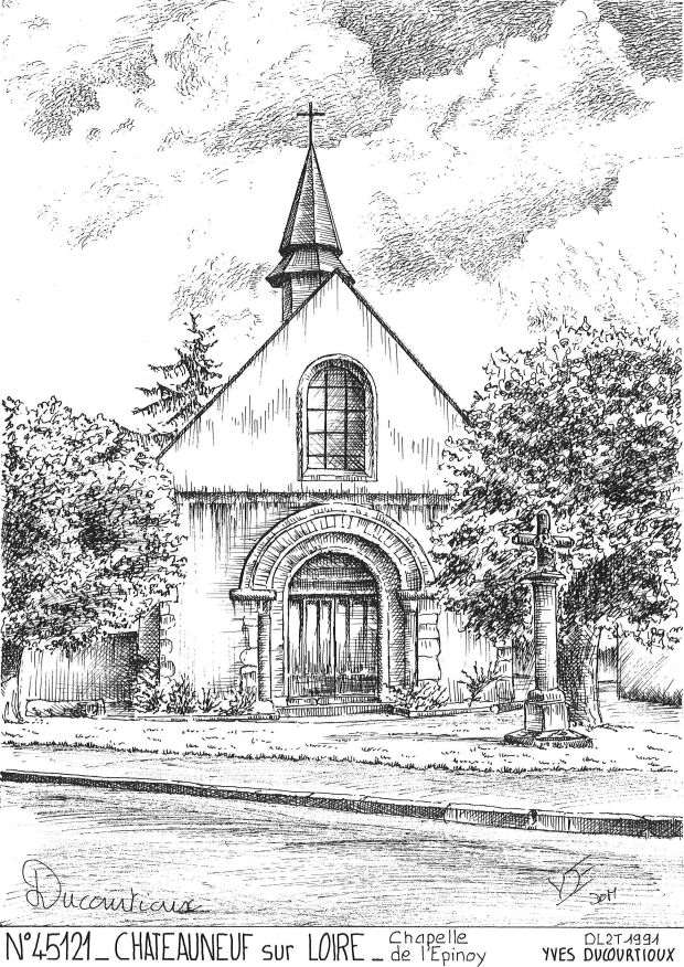 N 45121 - CHATEAUNEUF SUR LOIRE - chapelle de l pinoy