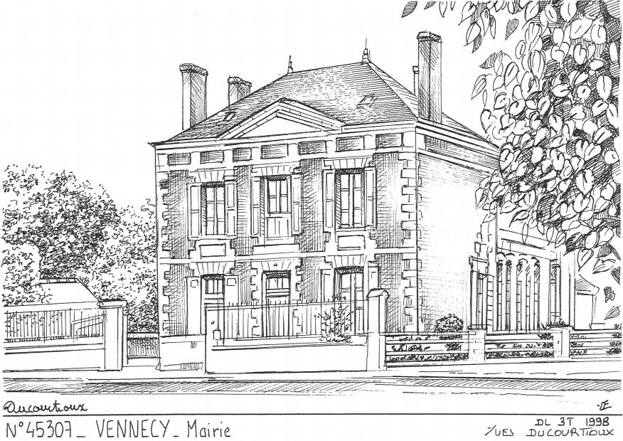 N 45307 - VENNECY - mairie