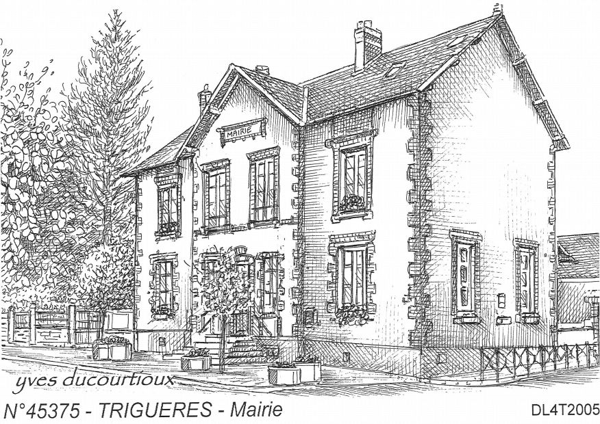 N 45375 - TRIGUERES - mairie