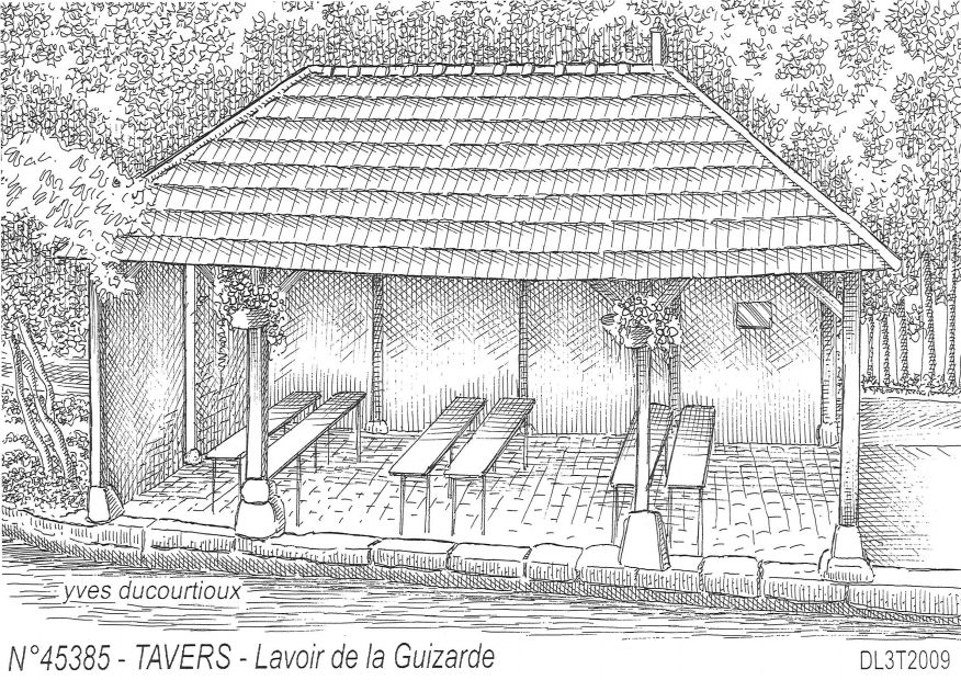 N 45385 - TAVERS - lavoir de la guizarde