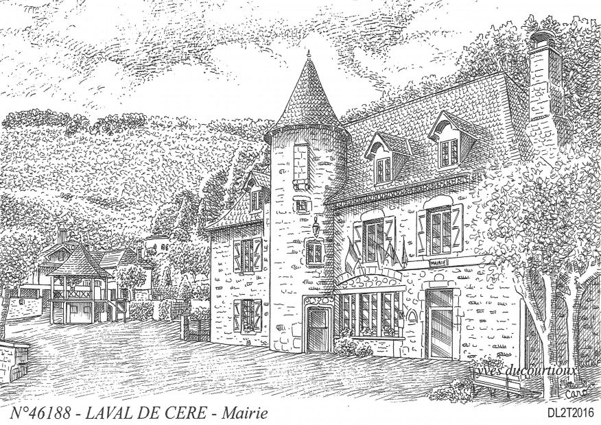 N 46188 - LAVAL DE CERE - mairie