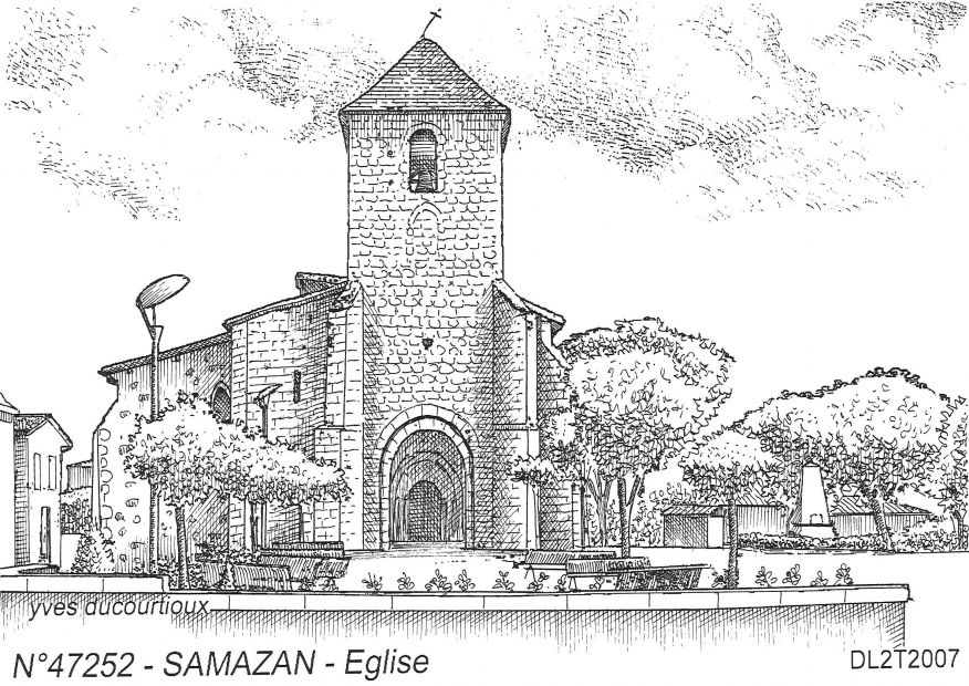 N 47252 - SAMAZAN - �glise