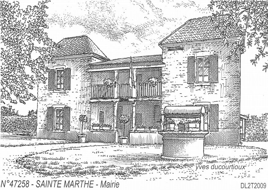 N 47258 - STE MARTHE - mairie