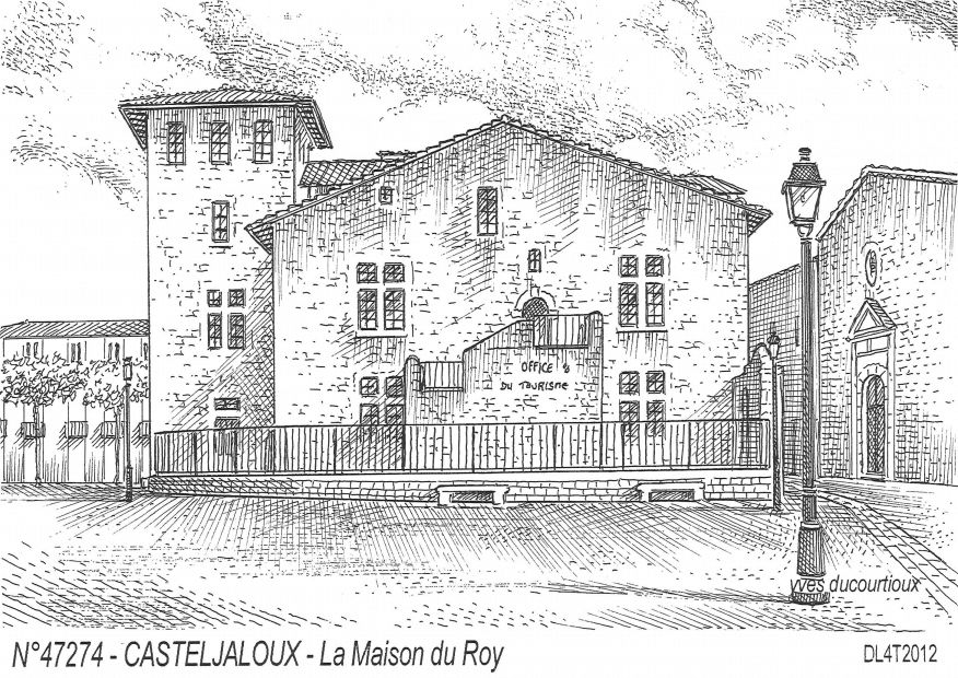 N 47274 - CASTELJALOUX - la maison du roy
