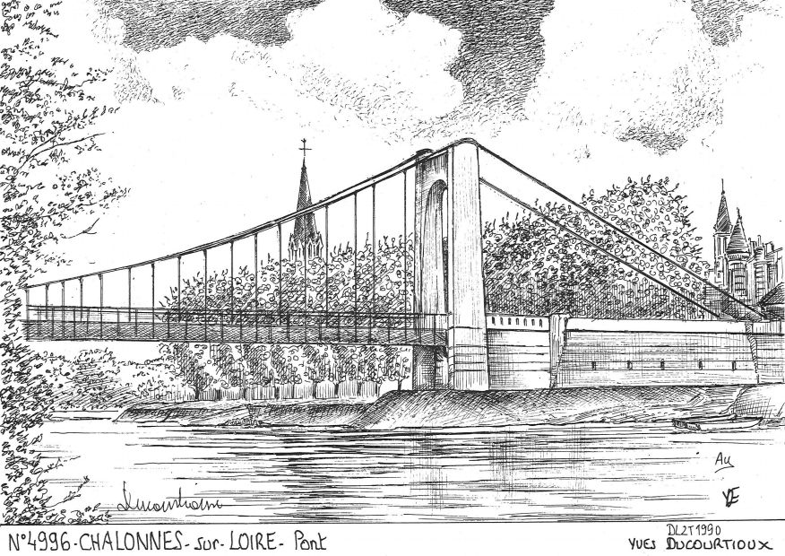 N 49096 - CHALONNES SUR LOIRE - pont