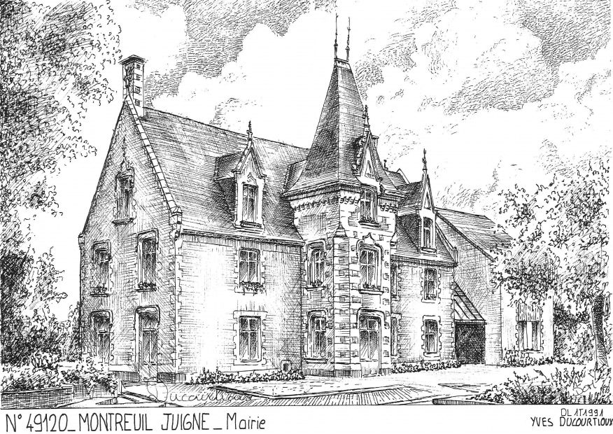 N 49120 - MONTREUIL JUIGNE - mairie