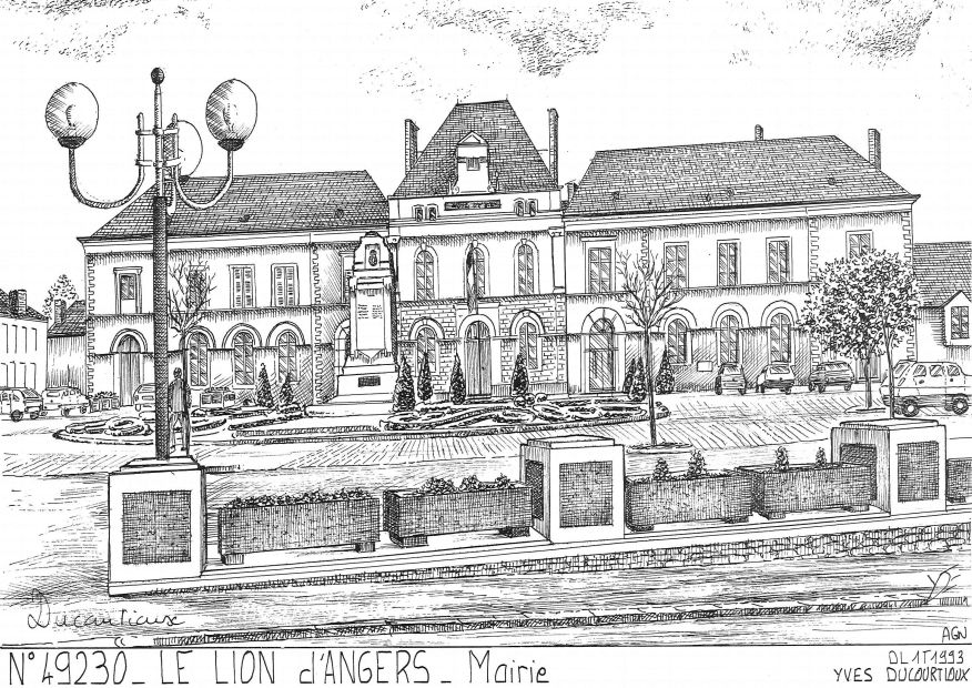 N 49230 - LE LION D ANGERS - mairie