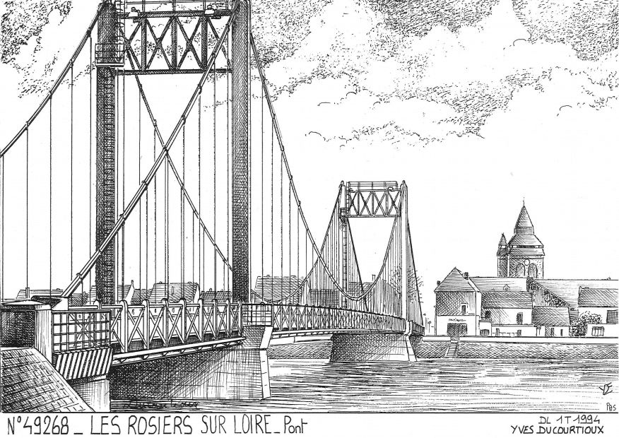 N 49268 - LES ROSIERS SUR LOIRE - pont