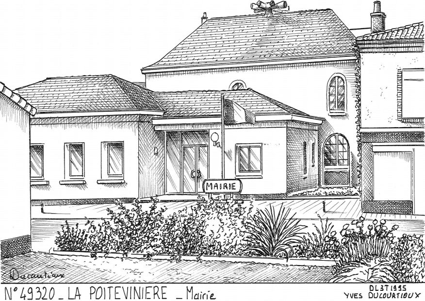 N 49320 - LA POITEVINIERE - mairie