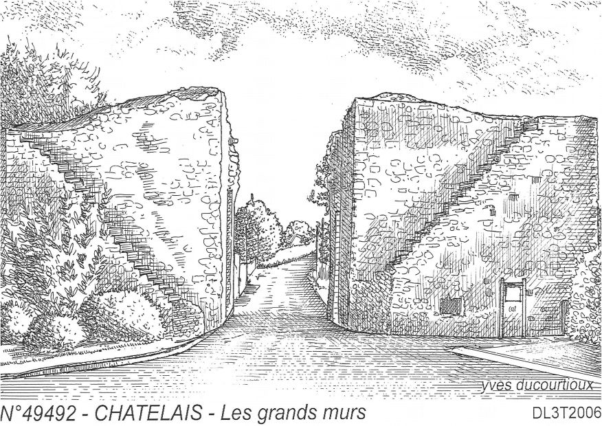 N 49492 - CHATELAIS - les grands murs