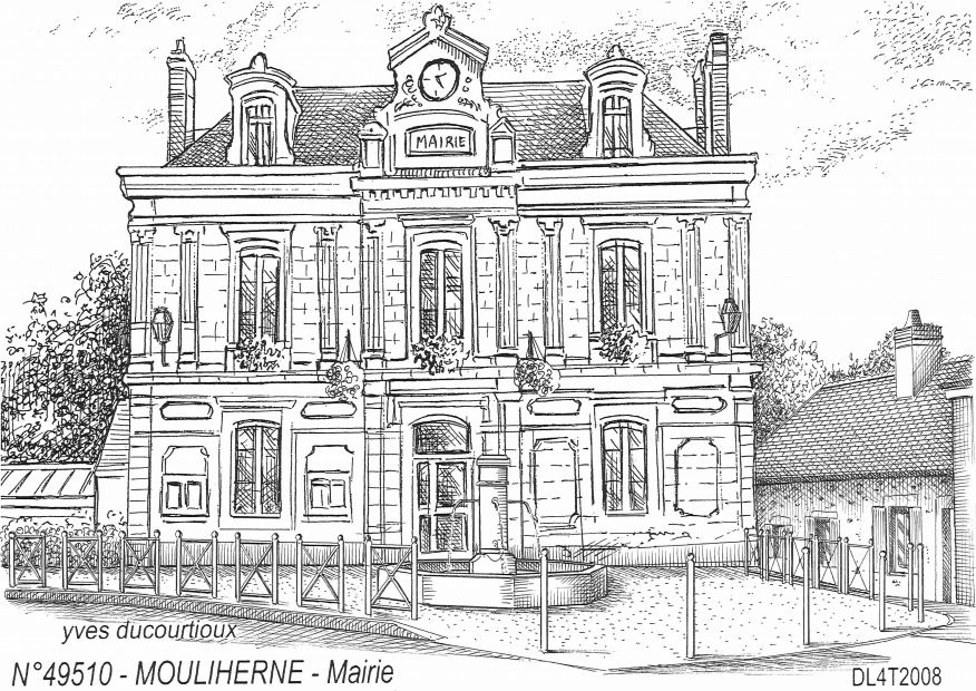 N 49510 - MOULIHERNE - mairie