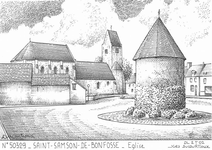 N 50329 - ST SAMSON DE BONFOSSE - �glise