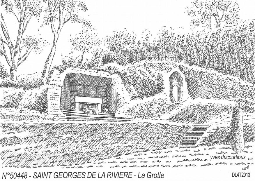 N 50448 - ST GEORGES DE LA RIVIERE - la grotte