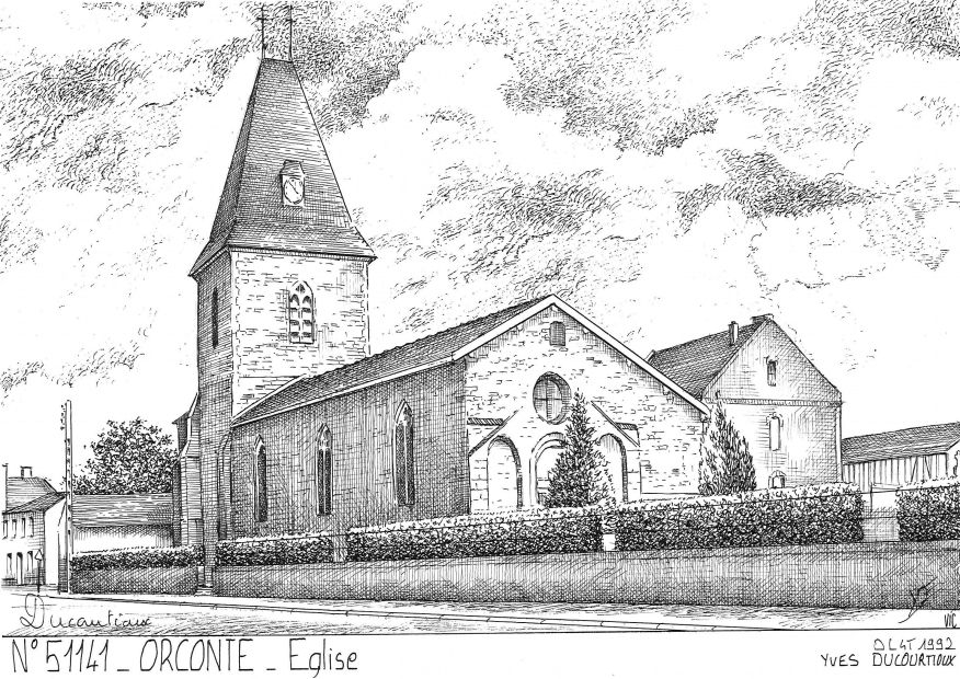 N 51141 - ORCONTE - �glise