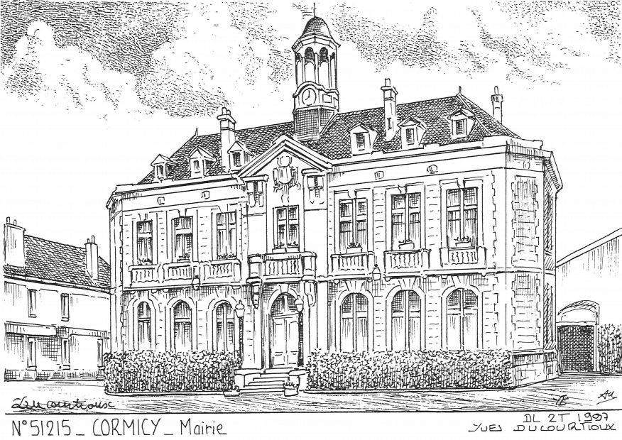 N 51215 - CORMICY - mairie