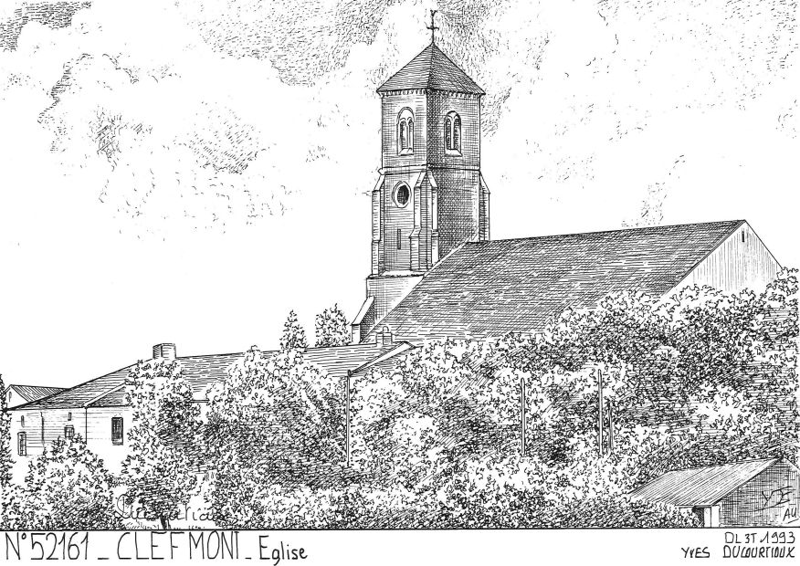 N 52161 - CLEFMONT - �glise