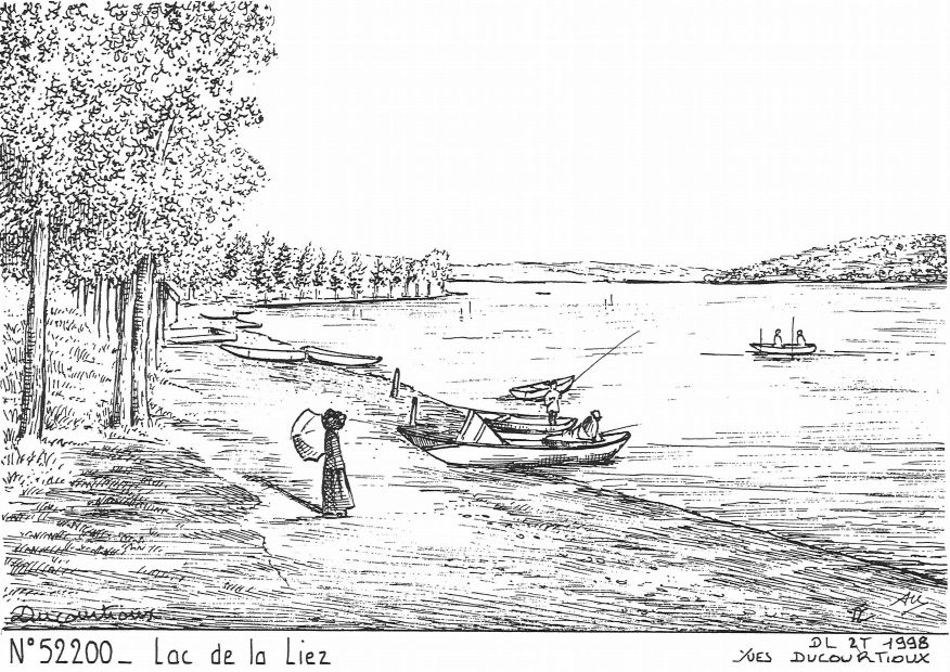 N 52200 - LANGRES - lac de la liez