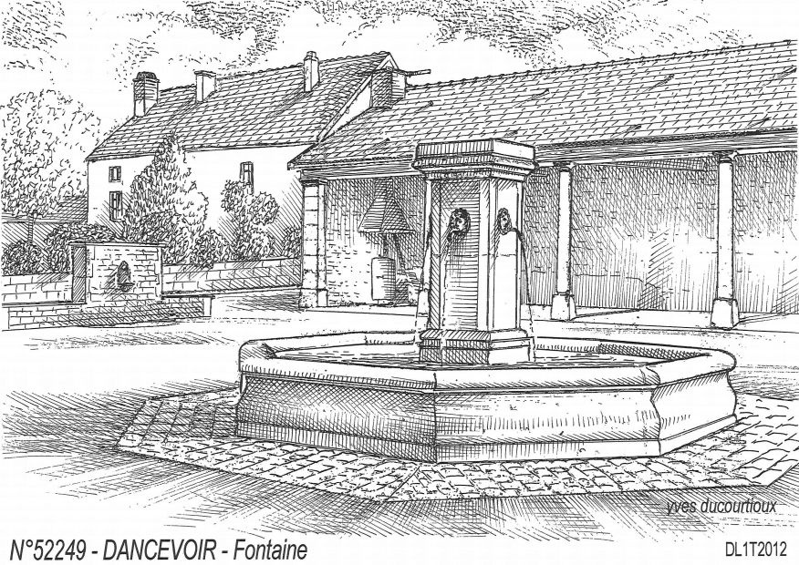 N 52249 - DANCEVOIR - fontaine