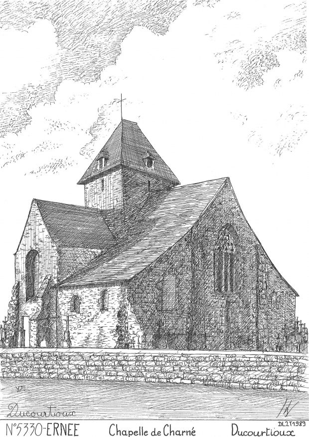 N 53030 - ERNEE - chapelle de charn