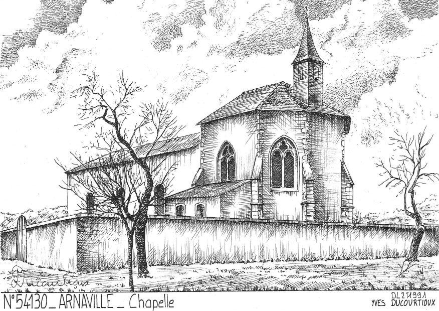 N 54130 - ARNAVILLE - chapelle