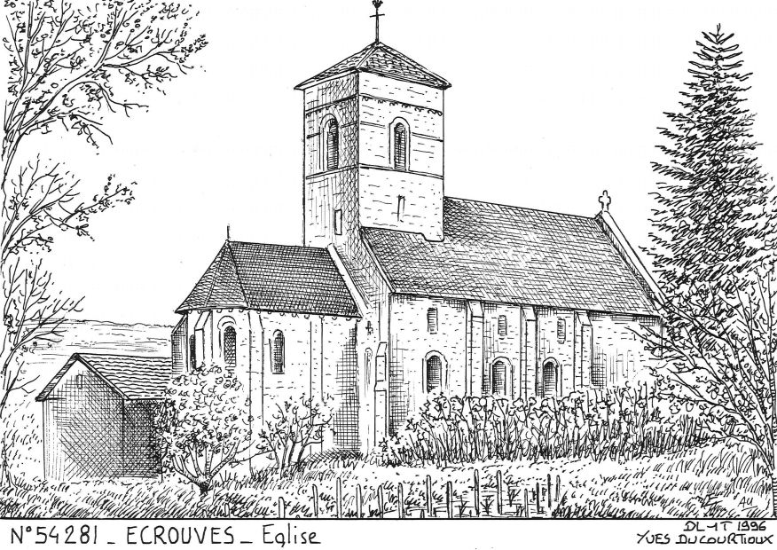 N 54281 - ECROUVES - glise