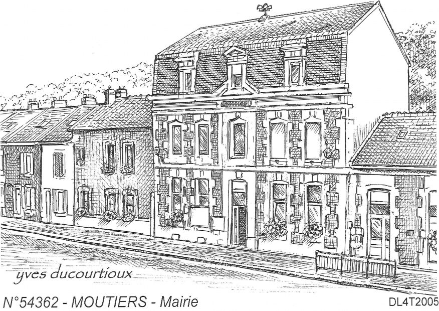 N 54362 - MOUTIERS - mairie