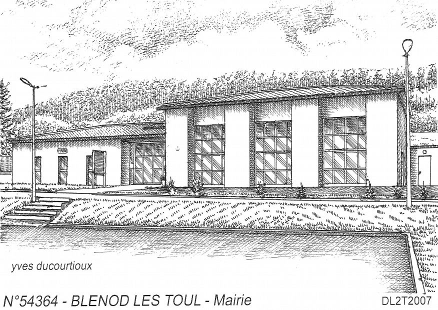 N 54364 - BLENOD LES TOUL - mairie
