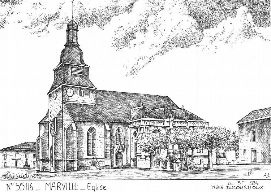 N 55116 - MARVILLE - �glise