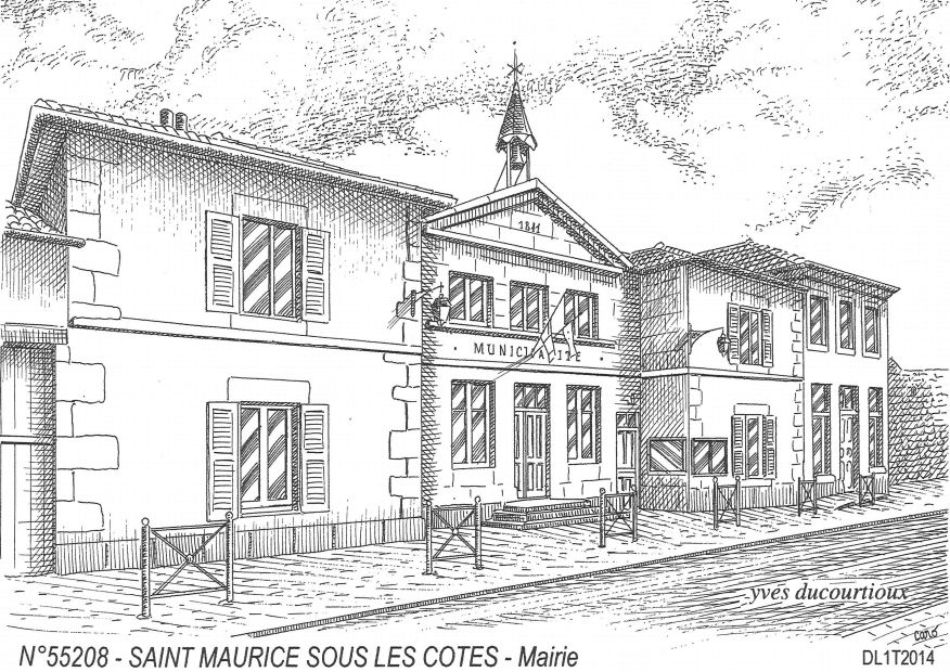 N 55208 - ST MAURICE SOUS LES COTES - mairie