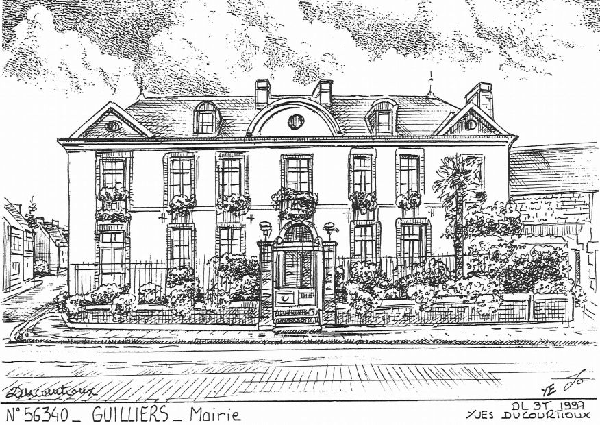 N 56340 - GUILLIERS - mairie