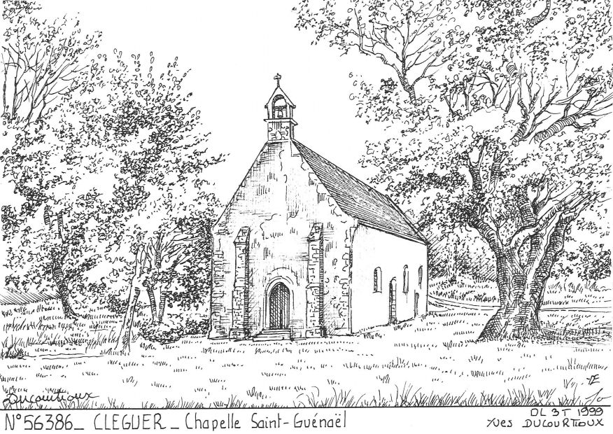 N 56386 - CLEGUER - chapelle st gunal