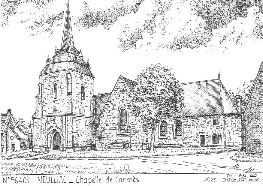 N 56407 - NEULLIAC - chapelle de carm�s