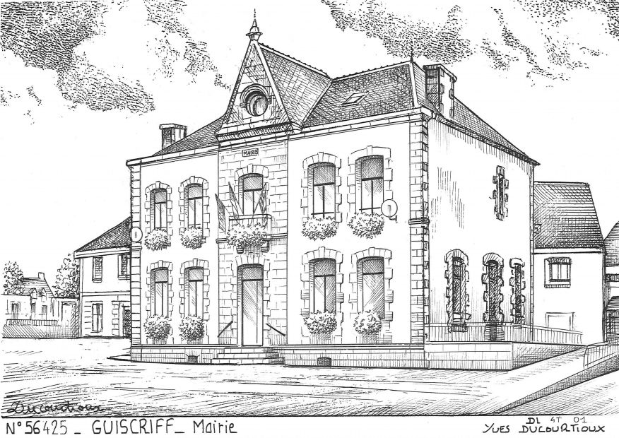N 56425 - GUISCRIFF - mairie