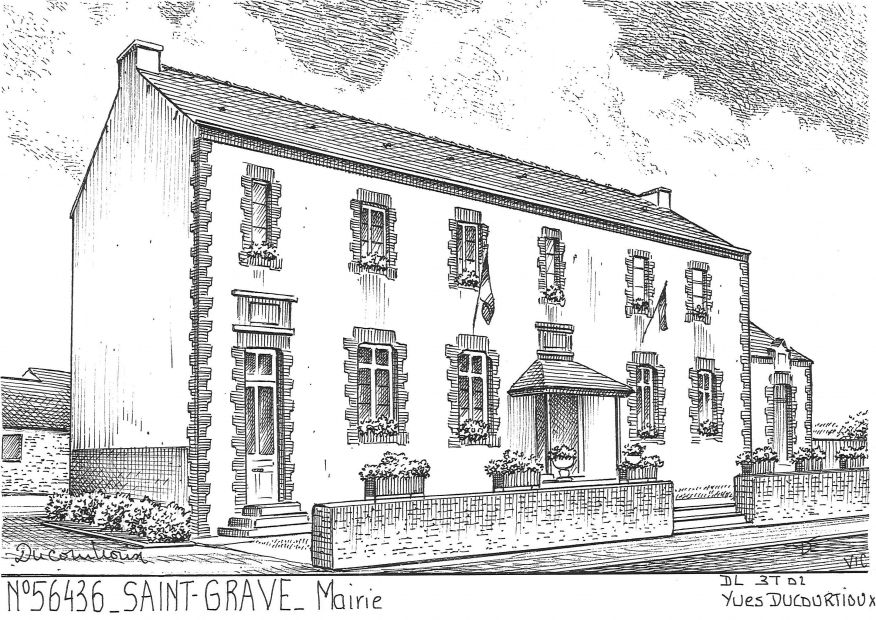N 56436 - ST GRAVE - mairie