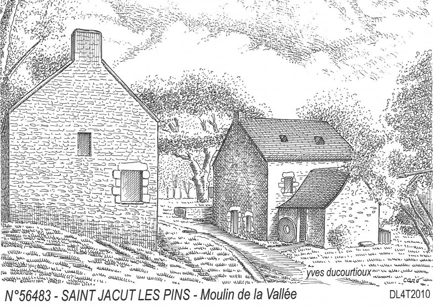 N 56483 - ST JACUT LES PINS - moulin de la vall�e