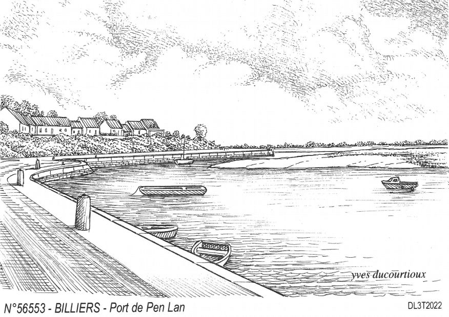 N 56553 - BILLIERS - port de pen lan