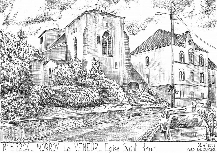 N 57204 - NORROY LE VENEUR - �glise st pierre