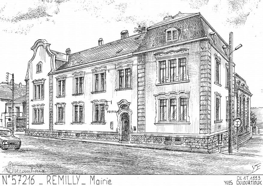 N 57216 - REMILLY - mairie